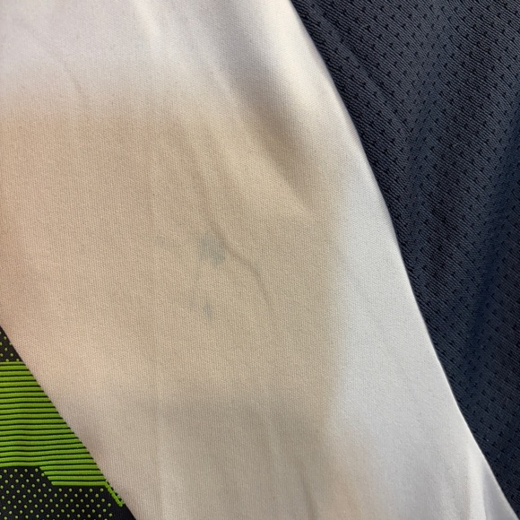 adidas White and Navy Short Sleeve Tee - Picture 4 of 4